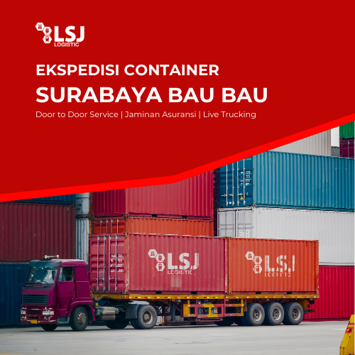 Ekspedisi Container Surabaya Bau Bau 20 FT 40 FT Termurah 2026