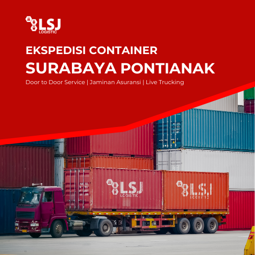 Ekspedisi Via Container Surabaya Pontianak 20 FT 40 FT Termurah 2026