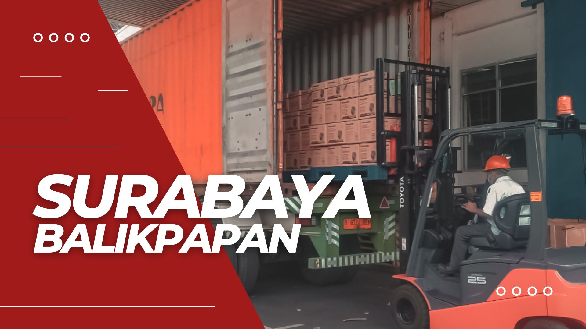 Ekspedisi Via Container Surabaya Balikpapan