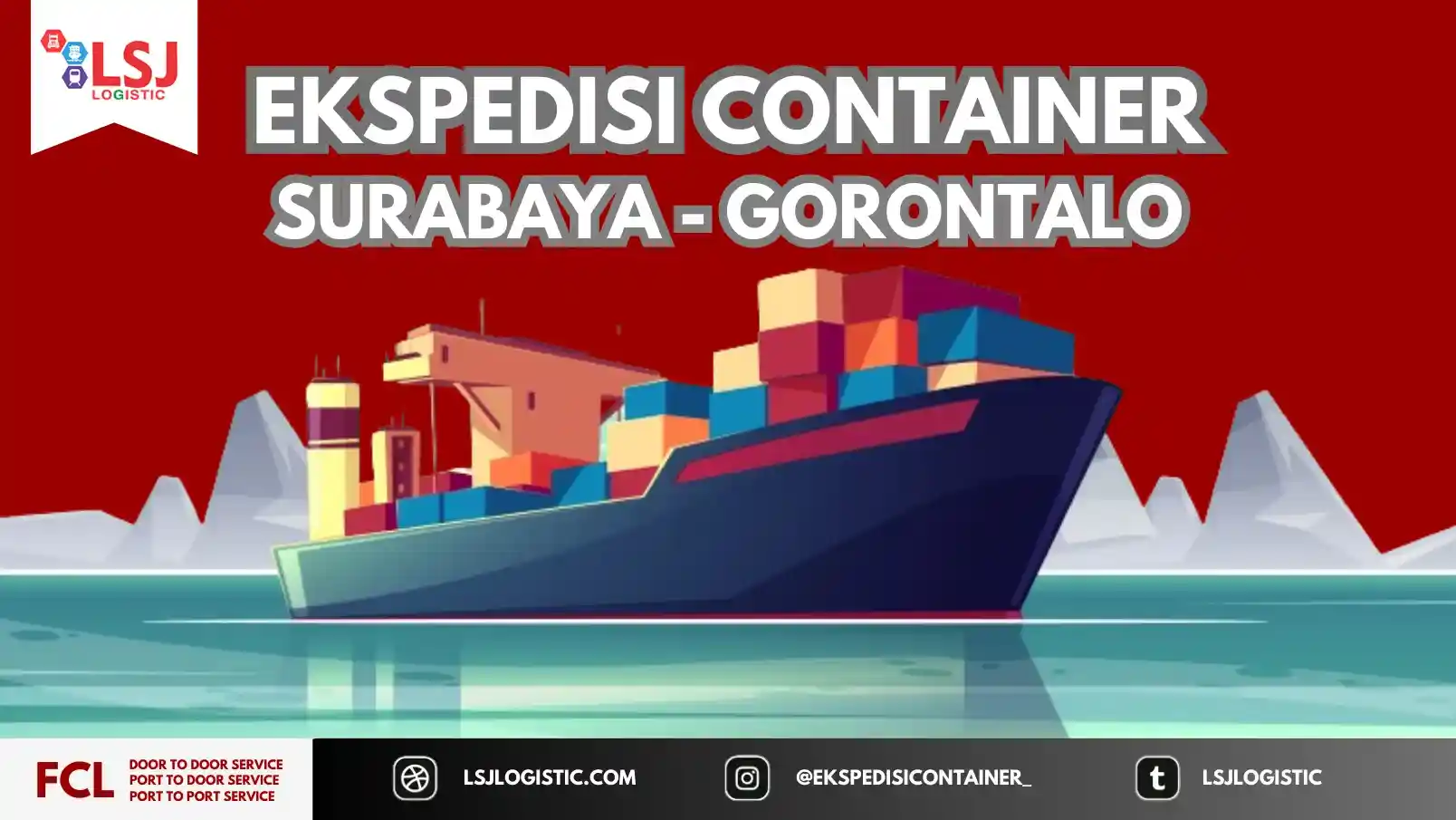 Harga Pengiriman Container Surabaya Gorontalo