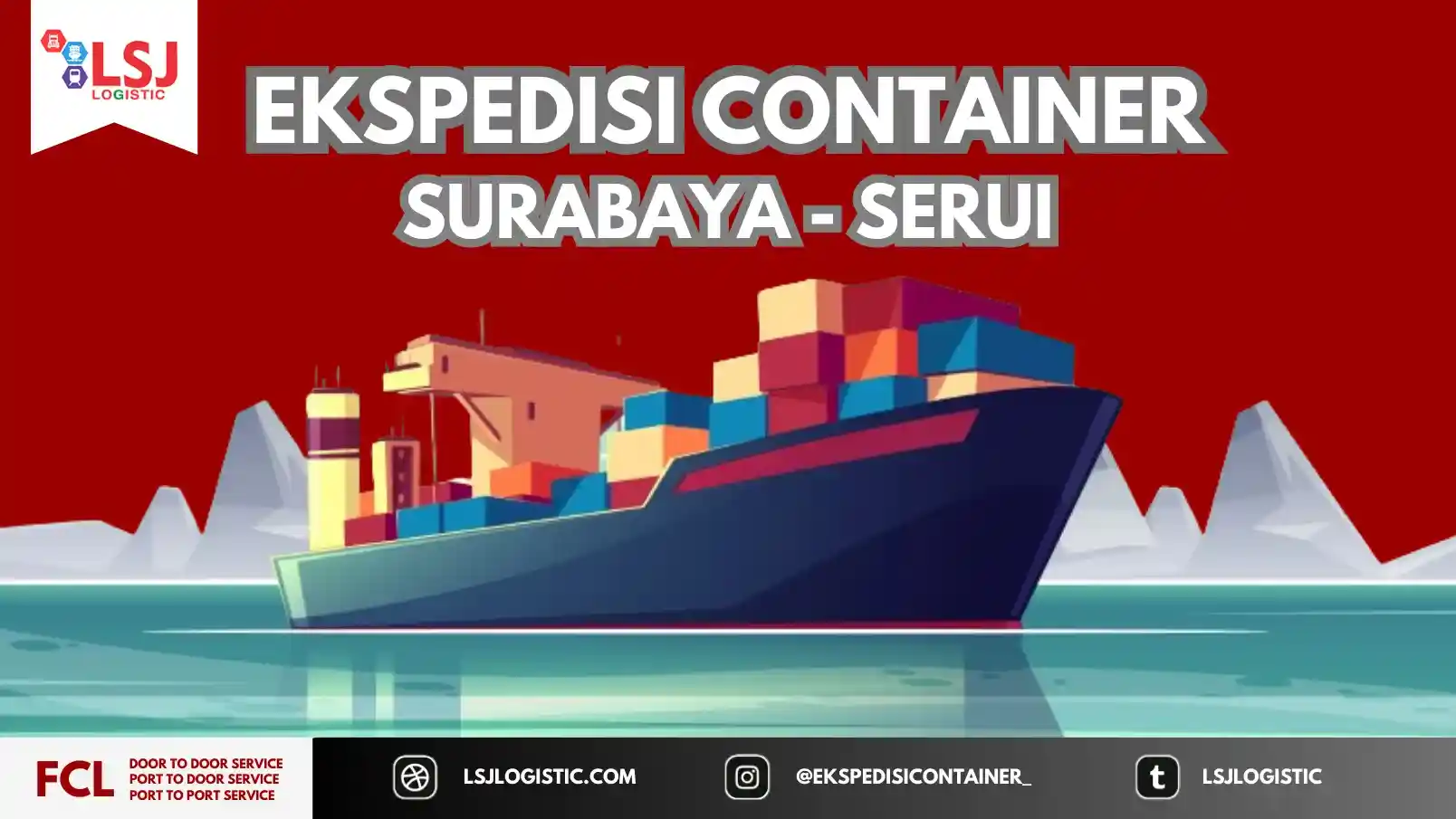 Tarif Pengiriman Container Surabaya Serui