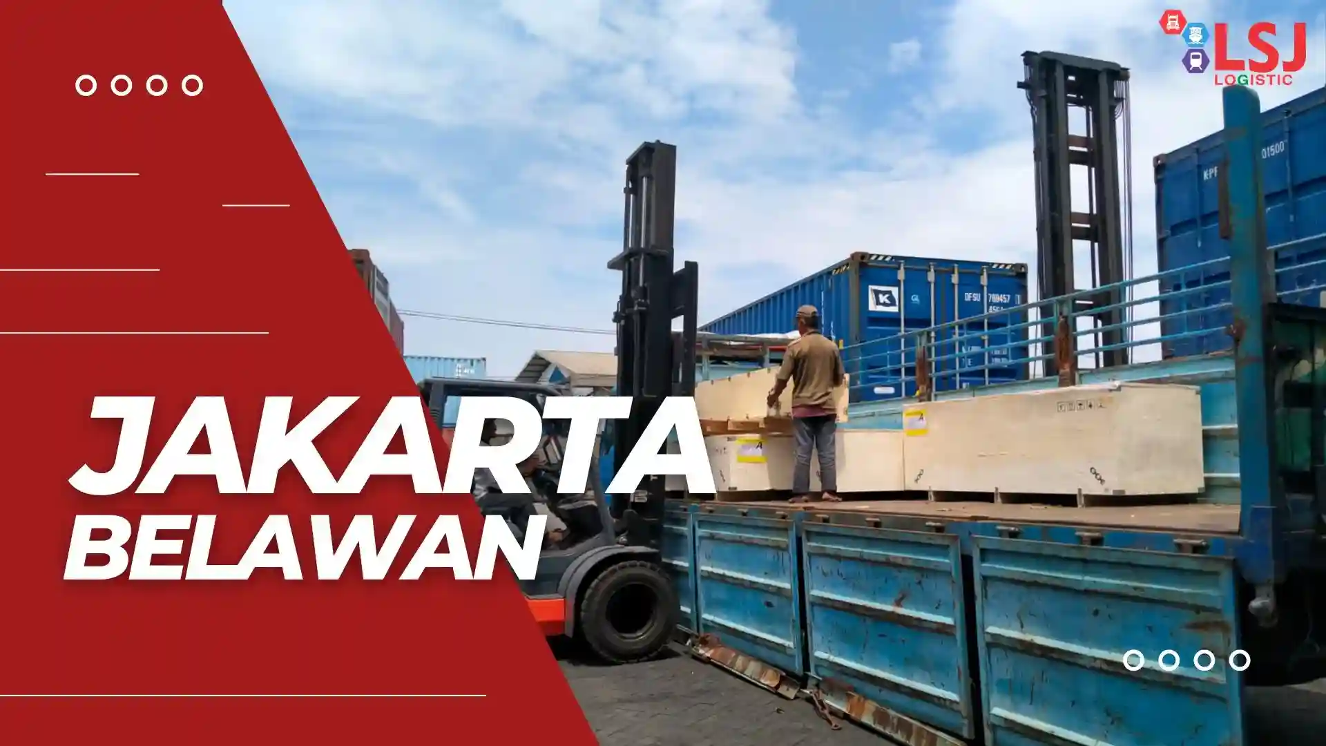 Cargo Container Jakarta Belawan Medan