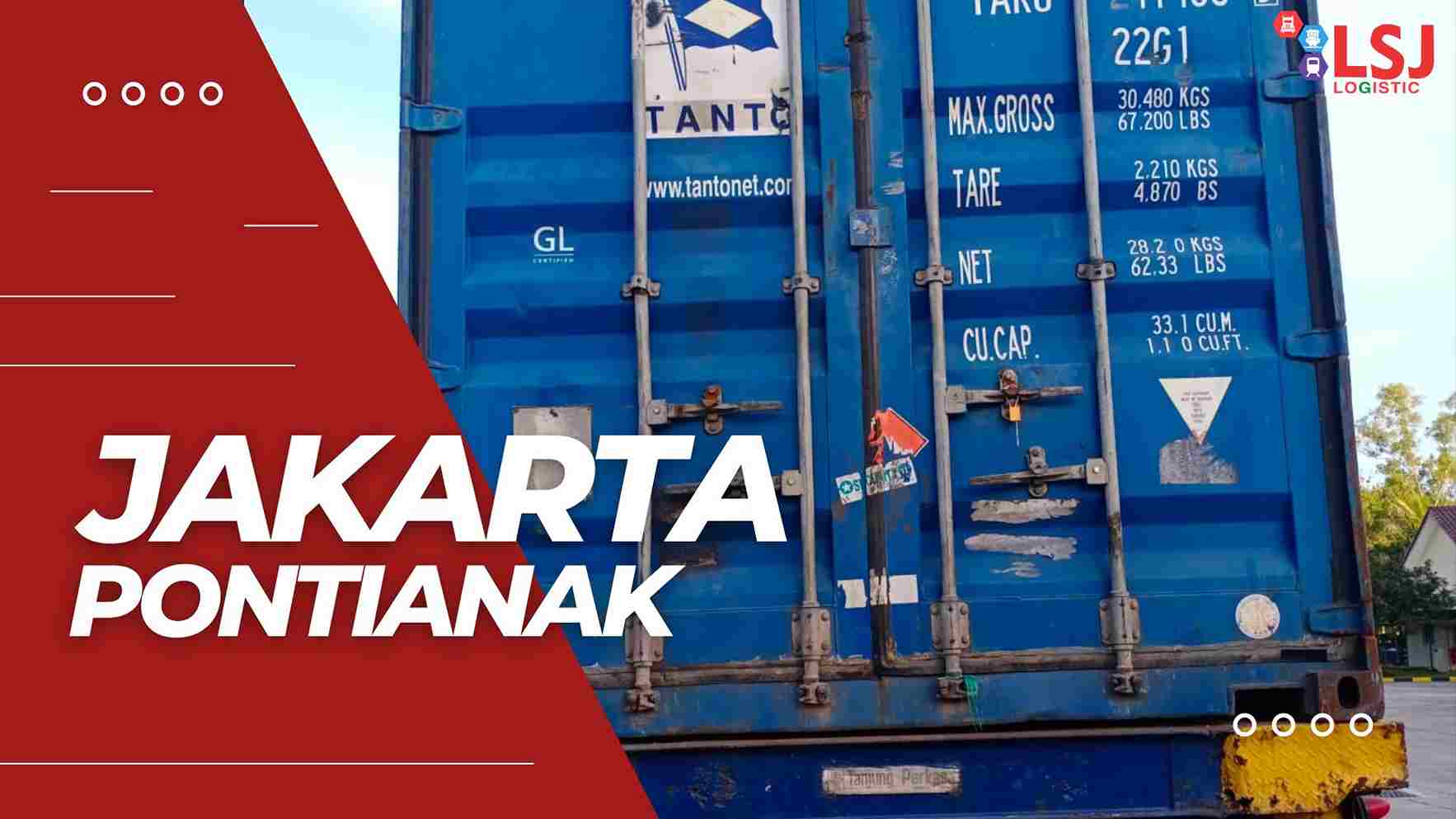 Cargo Container Jakarta Pontianak