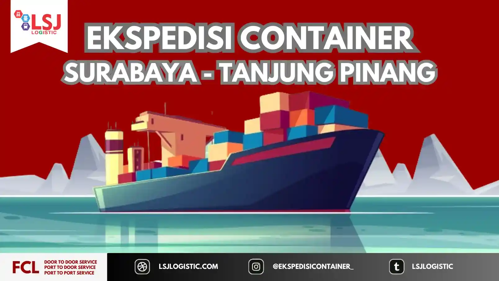 Cargo Container Surabaya Tanjung Pinang