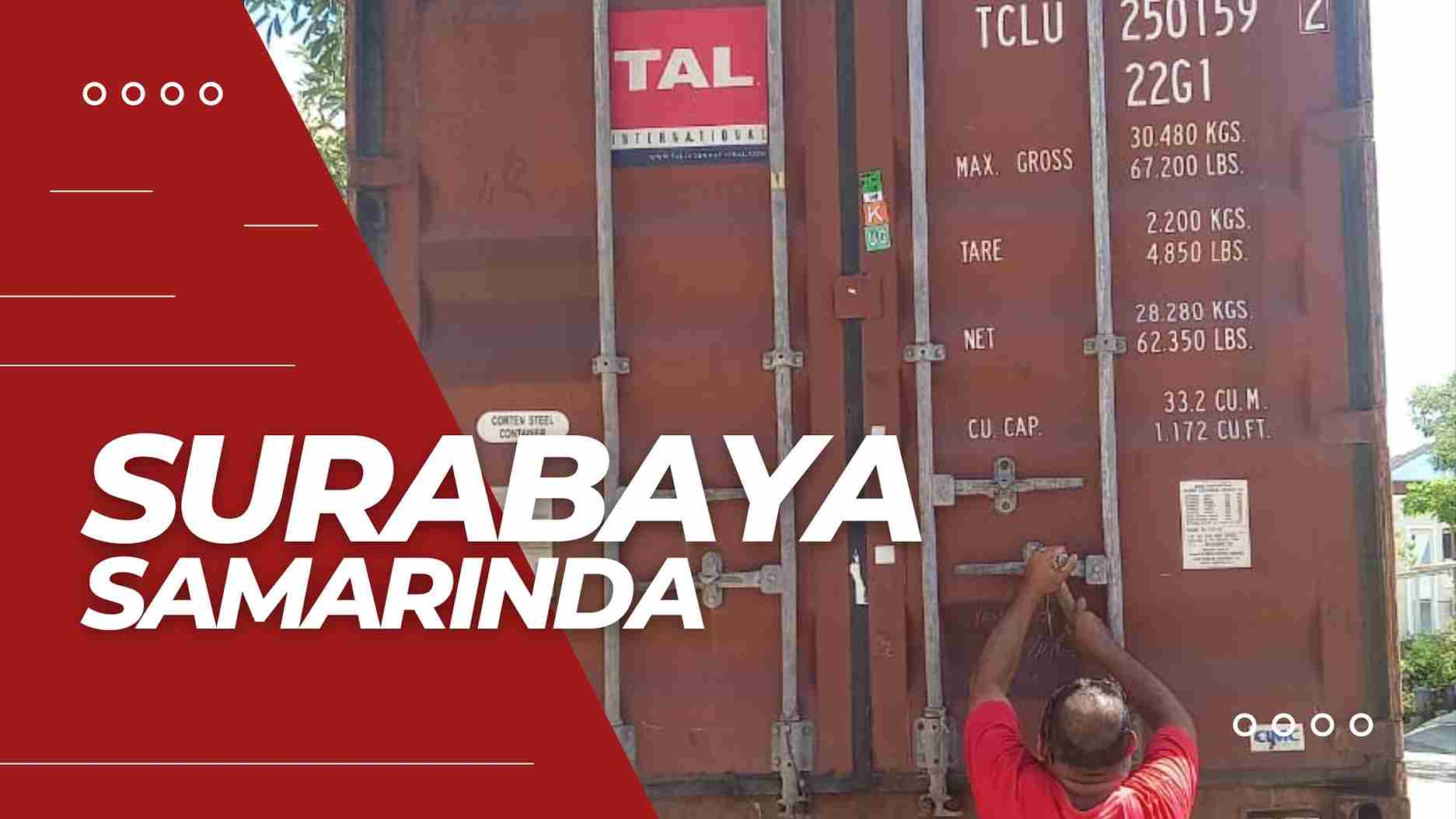 Cargo Container Surabaya Samarinda